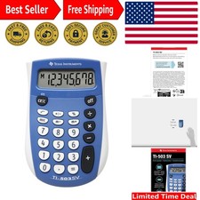 Compact TI-503 SV Calculator - Perfect for Students  Home Offices, Easy to Use