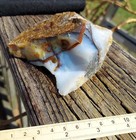 Blue Ice Polka dot Agate Rough — photo 1