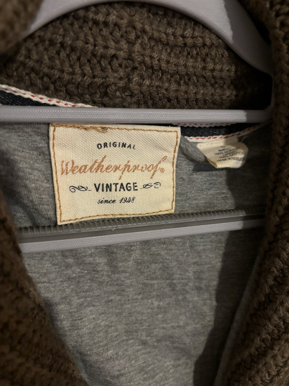 Original Weatherproof Vintage Toggle Sweater, 100… - image 2