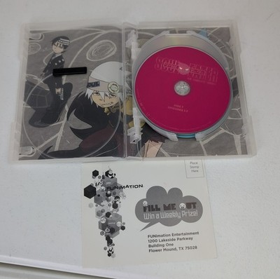 Soul Eater The Complete Series Anime DVD Discs 1-3, 6-8 Missing