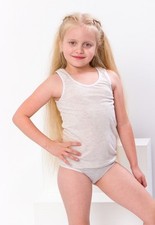 Comfortable Girls  Underwear Set   Breathable Kulir Fabric Tank  Panties, An...