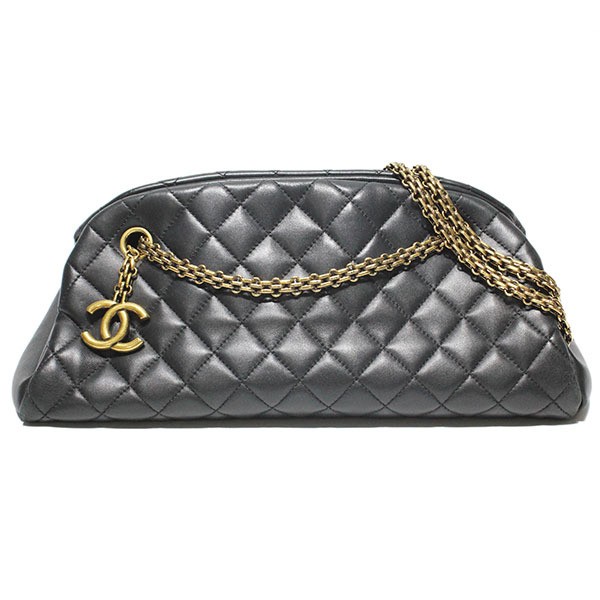 Chanel Mademoiselle Bowling Bag Shoulder A50556 Coco Mark 322411