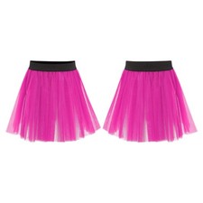 Kids Girls Dancewear Tutu Skirt Birthday Dress Theme Carnival Figure Skating
