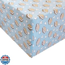 Copper Pearl Premium Knit Baby Crib Sheets: Breathable and Soft, Fitted Crib