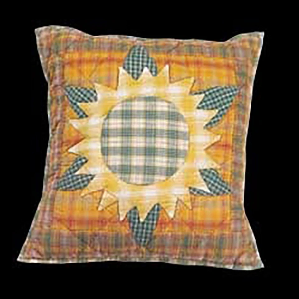 Almohada Algodón Amarillo Multi Girasol 16" Cuadrada | Suministro Renovador Foto 2 de 2