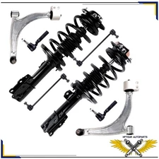 For Chevy Malibu Pontiac G6 Front Struts Lower Control Arms Sway Bars Tie Rods