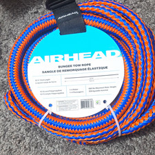 Airhead Bungee Tow Rope 50 ft 1-4 Rider Towable Tube Rope WTTRB618OPQ