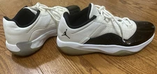 Nike Men’s US 11.5  Air Jordan 11 CMFT Low White Black, Style # DV2207-100