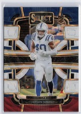 2023 Panini Select Concourse Tri-Color Prizm #42 Jaylon Jones Rookie Card /259. rookie card picture