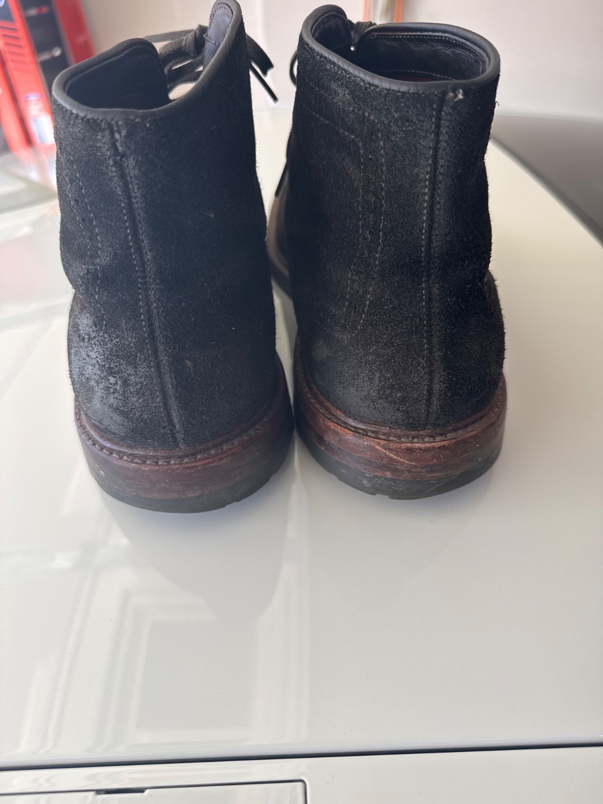 Alden Boot  Reverse Chamois Wing Tip Boot - image 12