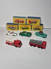 Vintage Lot of 5 Matchbox Lesney Cars with packaging England