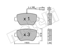 Plaquette de frein Maserati QUATTROPORTE