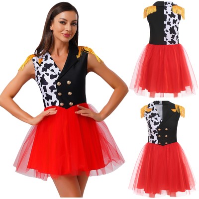 Damen Kostüm Trapez Tanzkostüme Sexy Kleid Zirkus Cosplay Carnival Outfits Rave