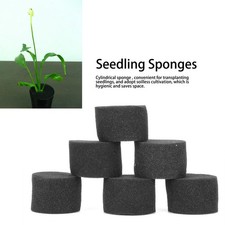 100Pcs 45mmx30mm Hydroponic Sponge Planting Sponge For Growing Bla 0.13 per sponge