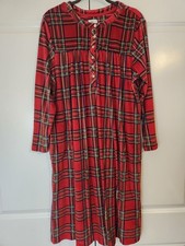 Aria Nightgown Size XL Knit Fleece Long Nightgown Christmas Pajamas Stretch