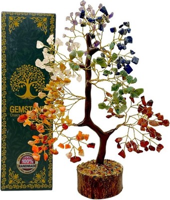 Crystal Tree 7 Chakra Tree of Life with Seven Gemstones Spiritual Gift for Women