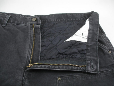 carhartt double knee Black 36×32 Carhartt W.I.P. Double Knee Pant Canvas Black Rinsed
