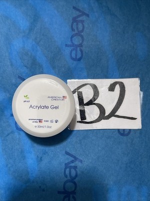 American Creator Acrylate Gel  CLEAR! 30ml New No Box