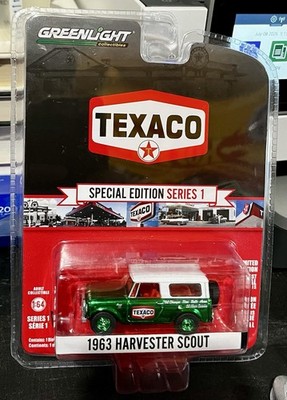 GREENLIGHT 1 64 TEXACO SERIES 1 1963 Harvester Scout Green Machine Chase
