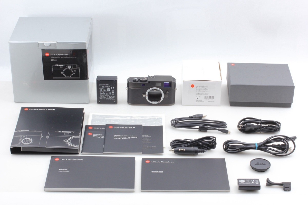 🎦New Sensor!!【 N MINT / CCD ID:53 】Leica M Monochrom Black