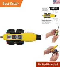 Versatile Coax Tester with 4 Color-Coded Remotes - Battery Powered Convenience