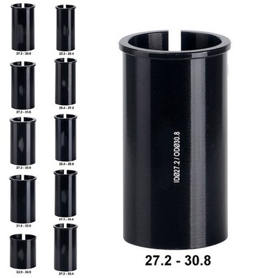 60mm Schwarz MTB Sattelstütze Shim Tube Sleeve Reducer Converter Adapterrohr