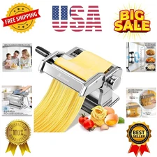 Pasta Maker Machine, 180 Roller Pasta Maker, 9 Adjustable Thickness Settings ...