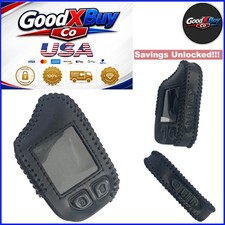 Leather Remote Case for Compustar Prime 901 2-Way RFX-2W901-SS Black New