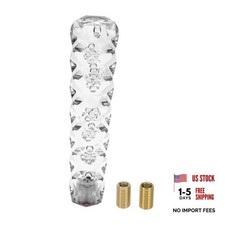 20cm White Car Shift Knobuniversal For Automatic And Manual Gear Shift