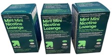 3 UP UP Mint Mini Nicotene Lozenges 4mg 243 Count Exp 8/2026 3/2027
