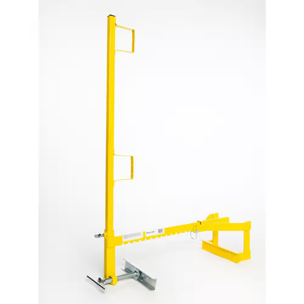Parapet Wall Guardrail Systems Bracket and Post