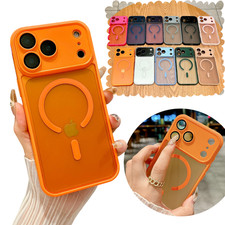 For iPhone 17 Pro Max 16 15 14 13 Shockproof Mag Safe Case  Camera Lens Cover