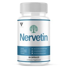 Nervetin Nootropic Supplement, Nervetin Maximum Strength 60 Capsules 