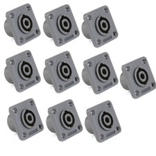 Zinc Alloy 4 Pole Speakon Female Connector for Secure Audio Connections