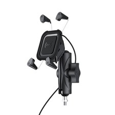 Motorcycle Phone X-shaped Wireless Charging Holder Aluminum Alloy Bracket Part