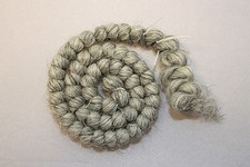 All Cooped Up Gray Curly Crepe 100 Wool Doll Hair