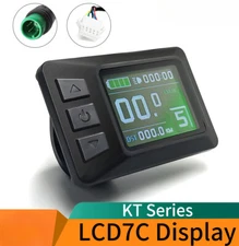 E-bike Display KT-LCD7C TFT Smart Control Panel for Electric Bike Conversion Kit