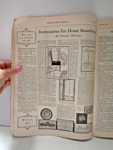 PEOPLES HOME JOURNAL MAGAZINE DECEMBER 1925 FOUNDED IN 1885 MERRY XMAS TO BABY - Picture 6 of 8