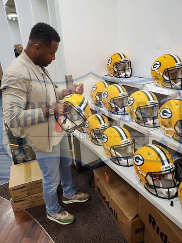Randall Cobb Signed Green Bay Packers Speed Authentic NFL Helmet - Picture 2 of 2