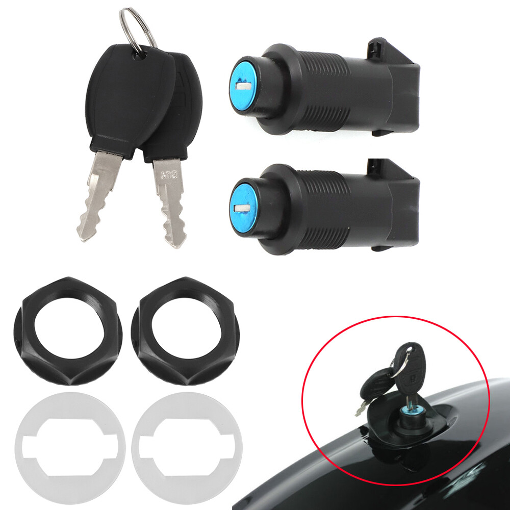 RS Hard Saddle Bag Lock Set With 2 Keys Universal RS Motorcycle Hard Saddlebags