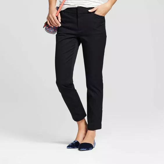 Black ankle store pants womens