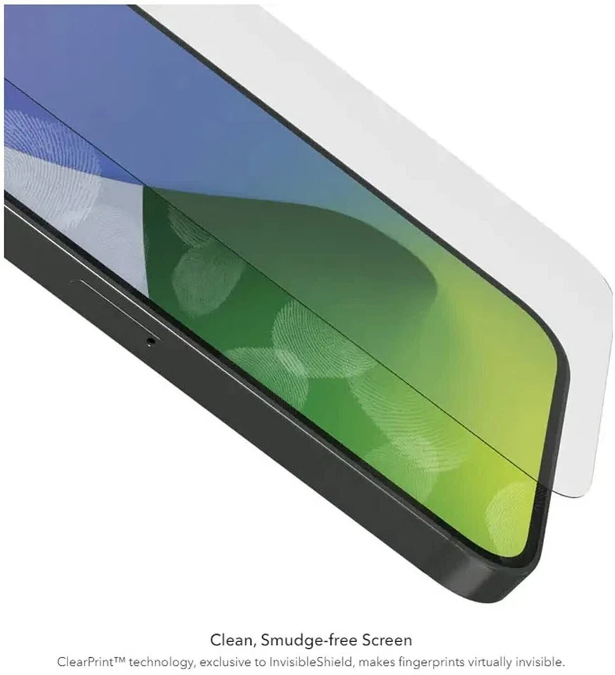 Protector de pantalla ZAGG InvisibleShield Glass Elite+ para iPhone 12 Pro Max Foto 2 de 4