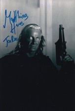 MATTHIAS HUES signed Autogramm 20x30cm DARK ANGEL in Person autograph COA
