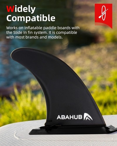 9" Plastic SUP Fin Replacement 2-Pack, Easy Install, Durable for Surfing & Pa... - Picture 7 of 9