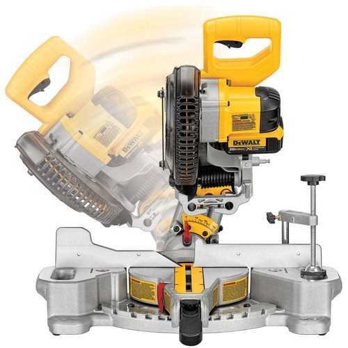 DEWALT Sliding Compound Miter Saw 20V MAX 3750 RPM w/Batter+Charger (Tool Only) - Picture 7 of 11