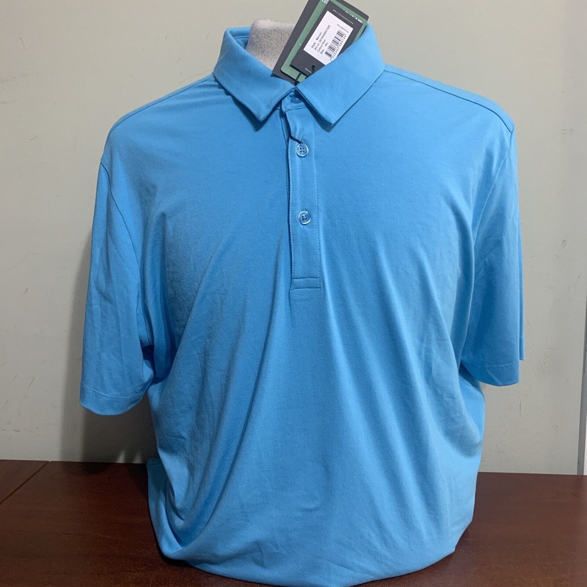 Galvin Green Marcelo Mens 2XL Aqua Blue Golf Polo Shirt NEW NWT | eBay