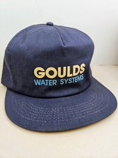 Vintage USA MADE K Products Goulds Water Systems Puffy Trucker Hat Snapback Cap