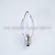 25 C7 Warm White LED Christmas Light Bulbs Smooth LED Retro Fit Dimmable