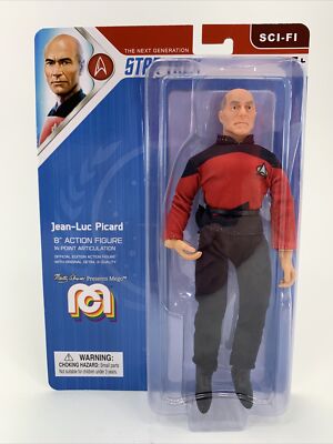Star Trek Capt. JEAN-LUC PICARD Mego 8" Inch Sci-Fi Action Figure ...