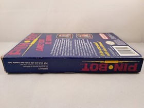 Pin Bot Game (Nintendo NES System 1990) Original CIB Complete w Manual Very Good